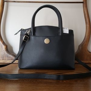 George Womens Satchel - Black